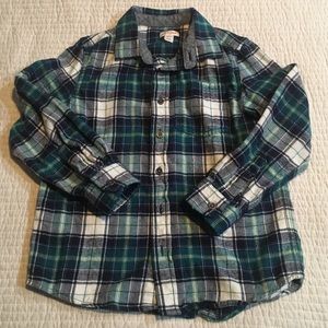 Boys Flannel Button-Up